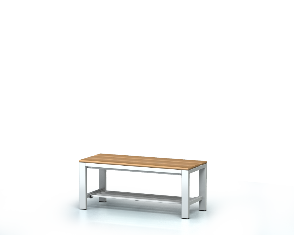 Lavice s bukovými latěmi - se sklopným roštem 420 x 1000 x 400